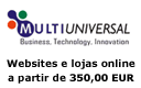 Multiuniversal - Websites e Lojas Online a partir de 350 EUR
